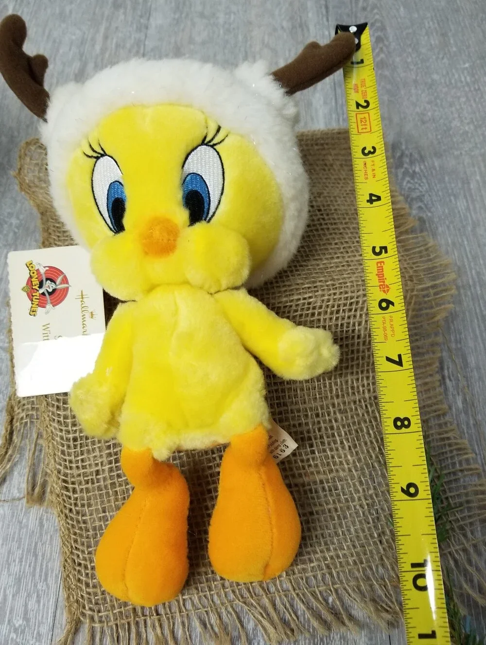 Retired Hallmark Tweety Bird Santa Plush